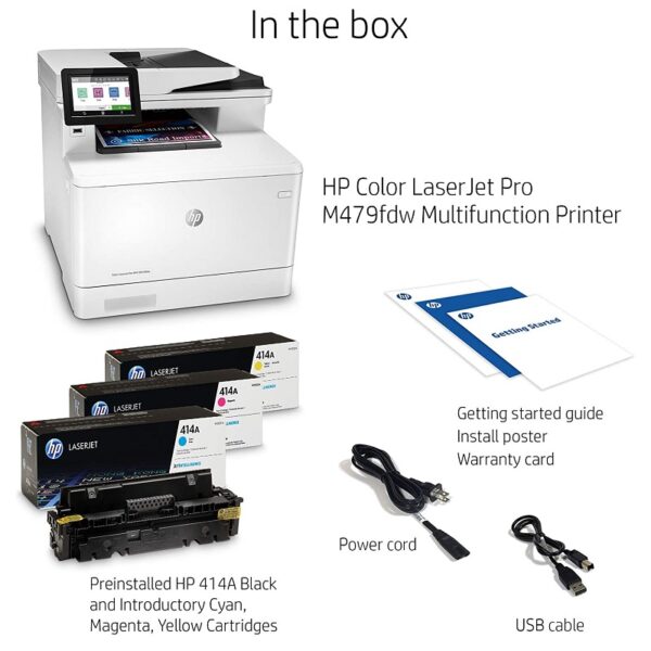 HP Color LaserJet Pro MFP M479fdw Printer - Image 2