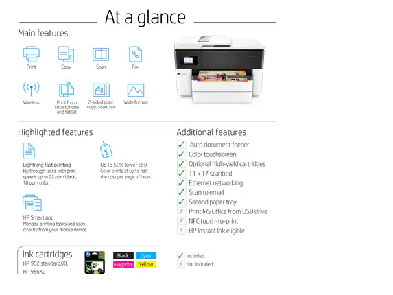 HP OfficeJet Pro 7740 Wide Format All-in-One Printer - Image 5