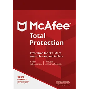 McAfee Total Protection [2 PCs 1 Year]