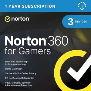 Norton 360 for Gamers, 3 Devices